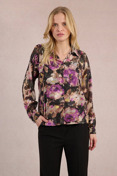 MOLLY BRAKEN - WOVEN SHIRT - BLACK CLOTILDE