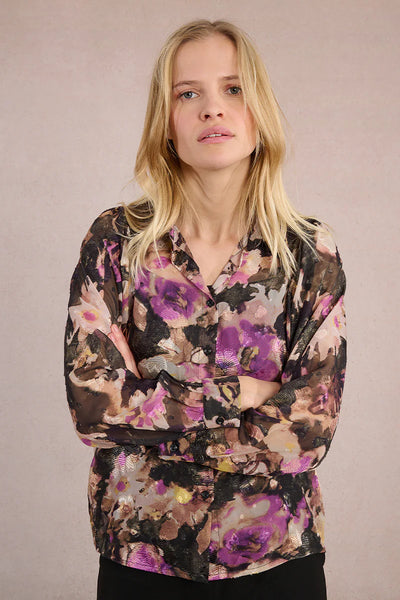 MOLLY BRAKEN - WOVEN SHIRT - BLACK CLOTILDE