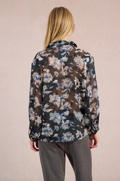 MOLLY BRAKEN - WOVEN SHIRT - BLACK ADELAIDE