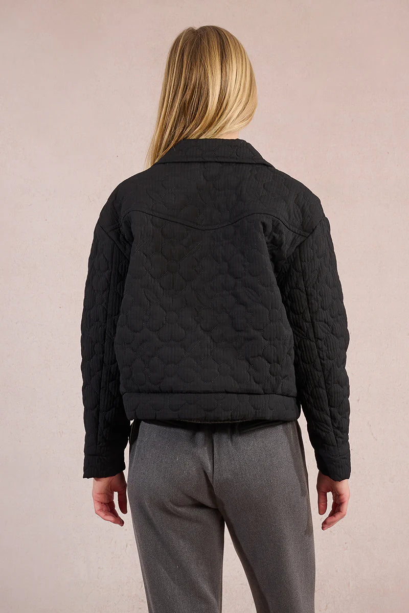 MOLLY BRAKEN - WOVEN JACKET - BLACK