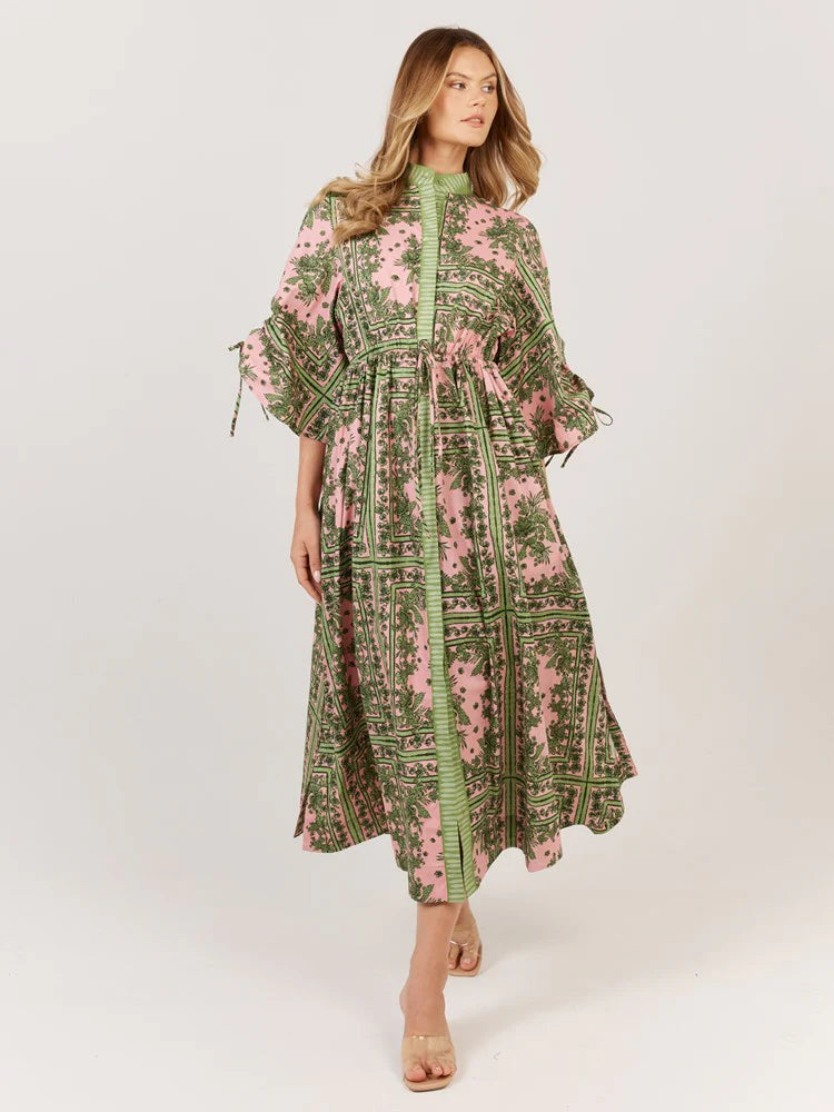 FATE & BECKER -DOMINICA DRESS - PAISLEY MULTI