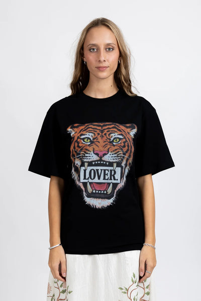 FEDERATION -TOUR TEE - LOVE TIGER - BLACK