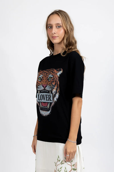 FEDERATION -TOUR TEE - LOVE TIGER - BLACK