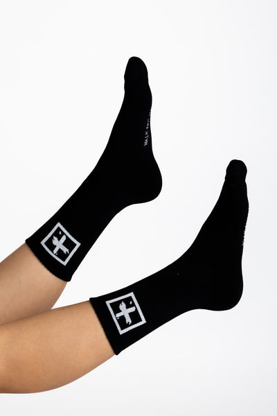 Federation - CUBE SOCK - BLACK 2 PACK
