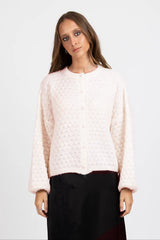FEDERATION - HONEYCOMB CARDI - PEARL