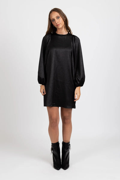FEDERATION - RUNAWAY DRESS - BLACK