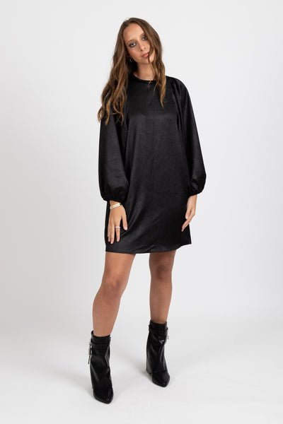 FEDERATION - RUNAWAY DRESS - BLACK