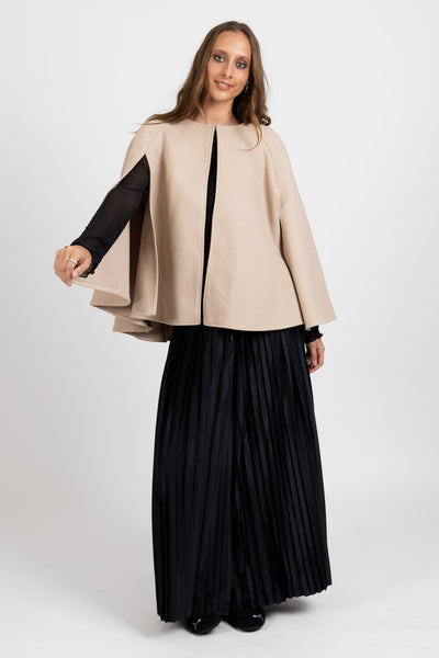 FEDERATION - COCO CAPE - TAN ( WINTER CREAM )