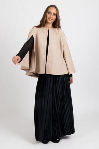 FEDERATION - COCO CAPE - TAN ( WINTER CREAM )