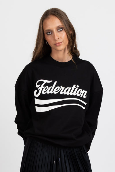 FEDERATION - MADE CREW - FED SWOOSH - BLACK