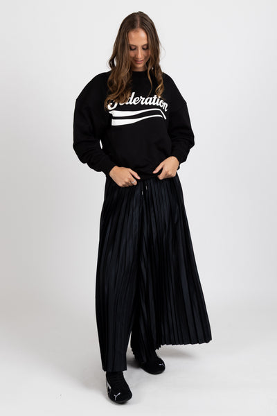 FEDERATION - MADE CREW - FED SWOOSH - BLACK