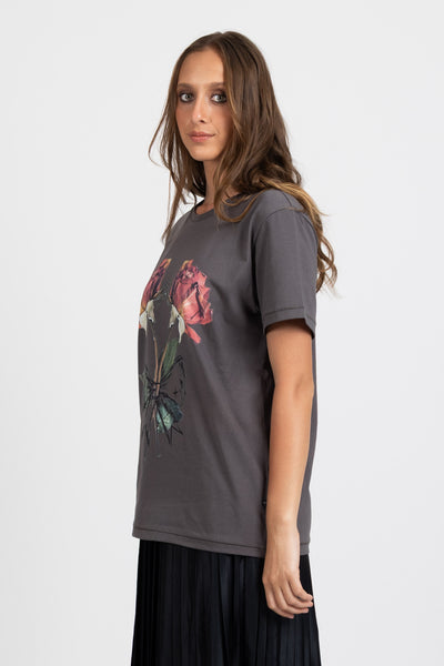 FEDERATION - RUSH TEE - DRIED ROSE - NOT BLACK