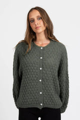 FEDERATION - HONEYCOMB CARDI - STORMY