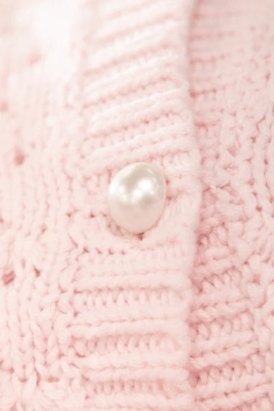 FEDERATION - HONEYCOMB CARDI - PINK
