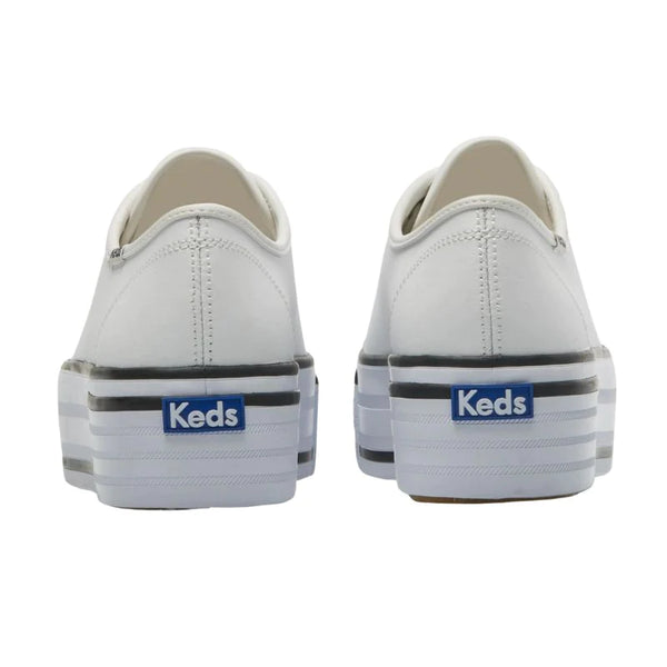 KEDS - Triple Up Leather-Foxing - White