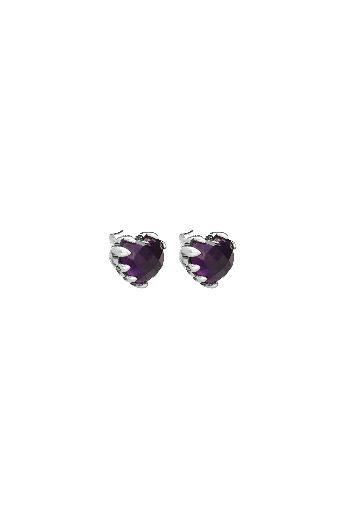 Stolen LOVE CLAW EARRINGS - AMETHYST