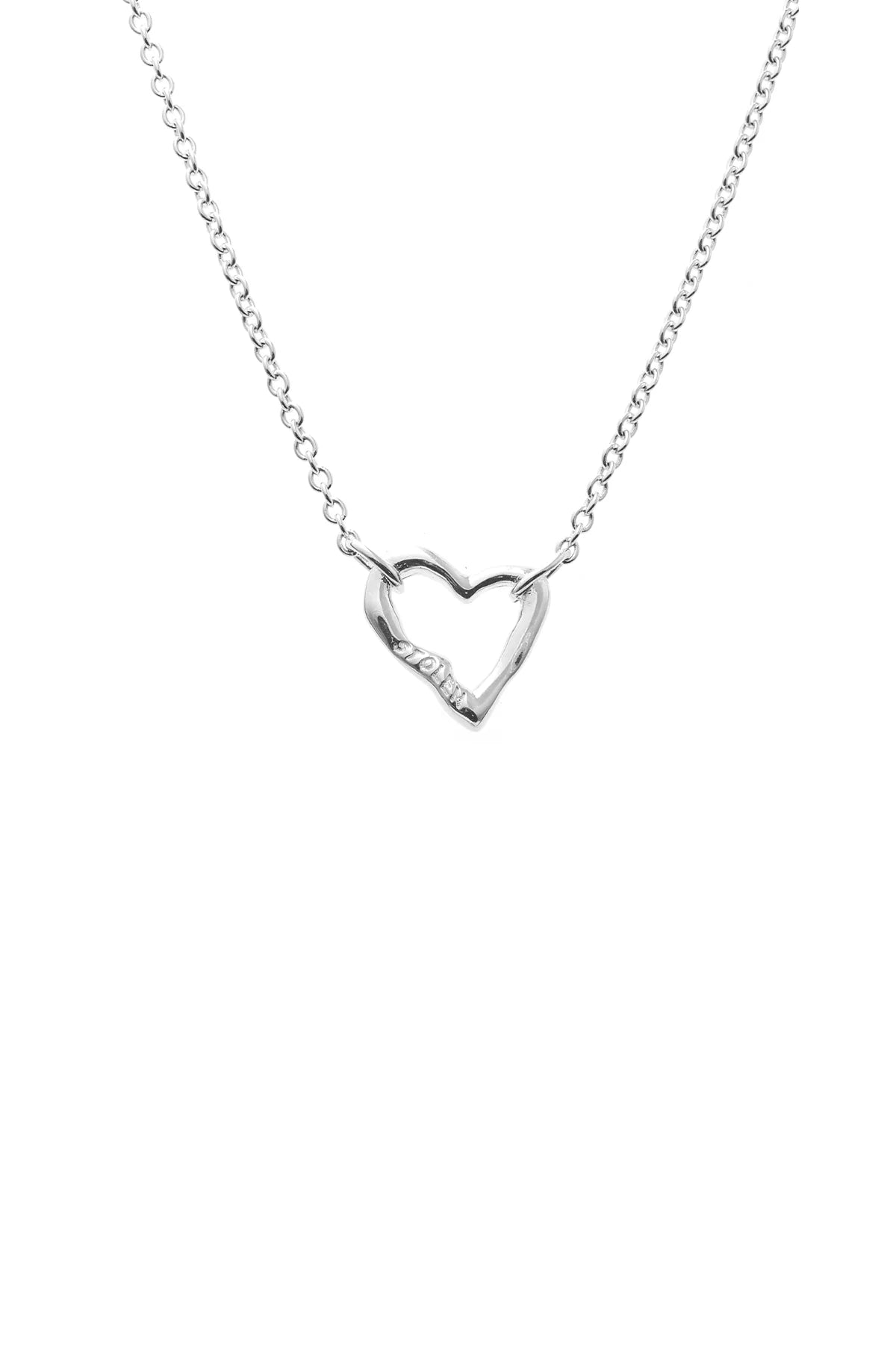 STOLEN  - MINI MELTED HEART NECKLACE