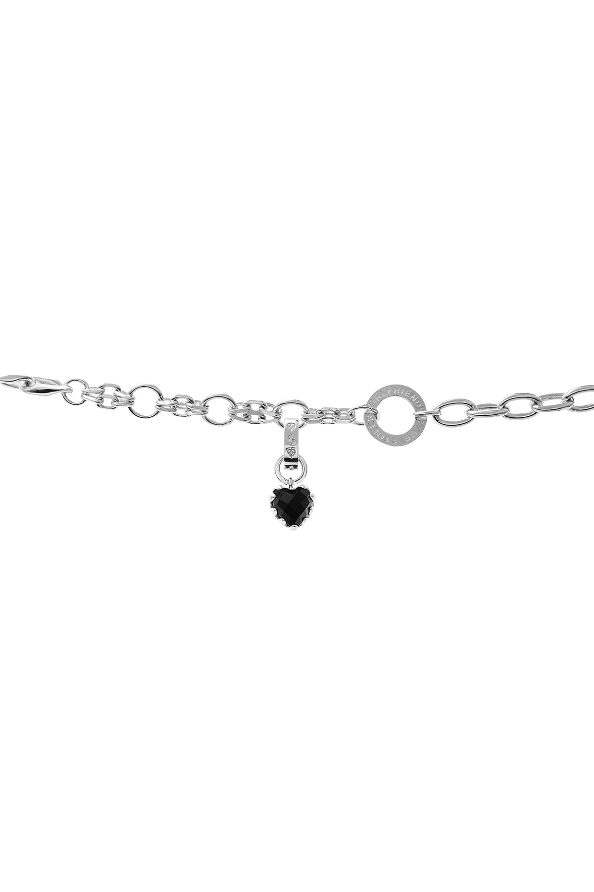 STOLEN  - LOVE CLAW CHARM - 100% STERLING SILVER/ONYX