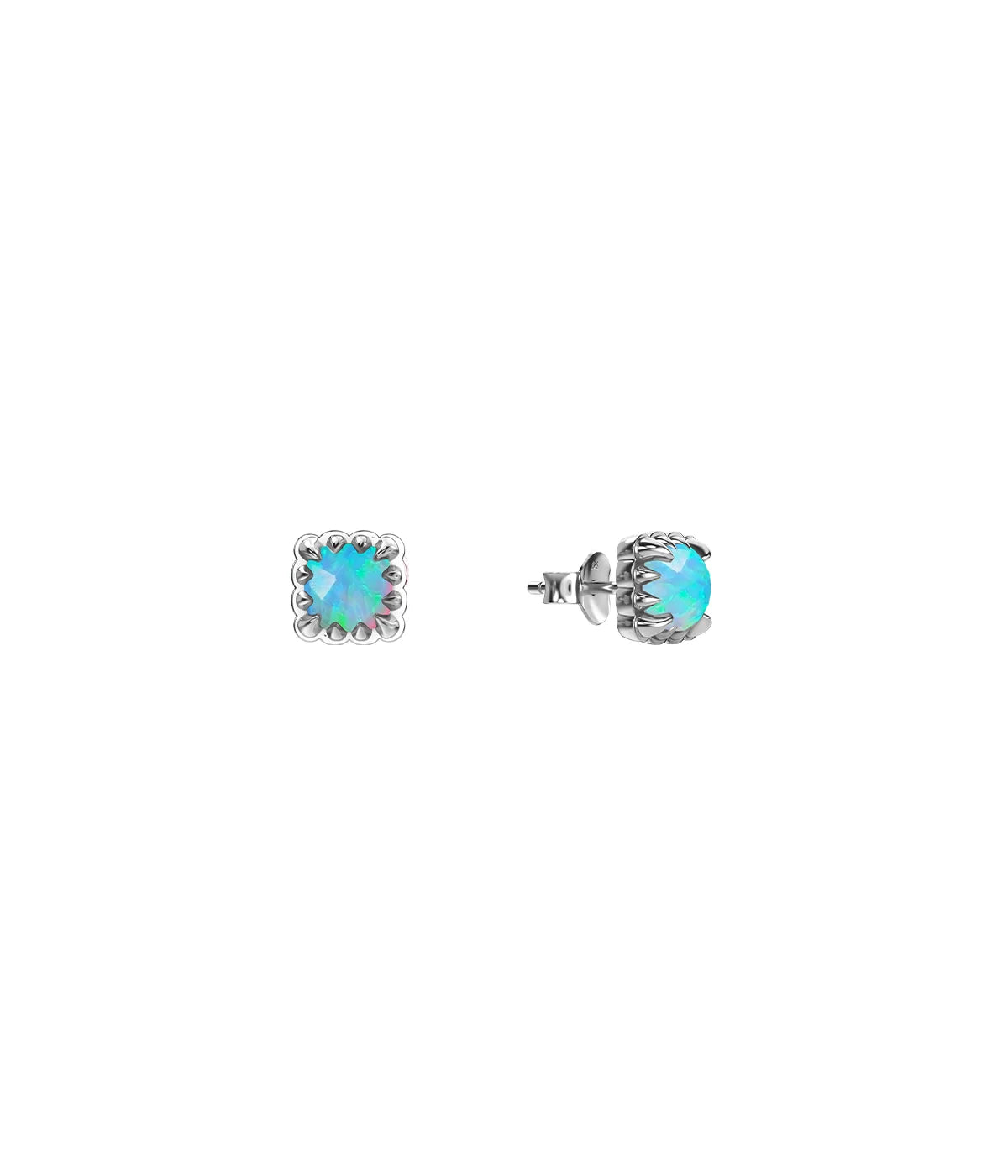 STOLEN - MINI CLAW STUD EARRINGS - BELLO OPAL