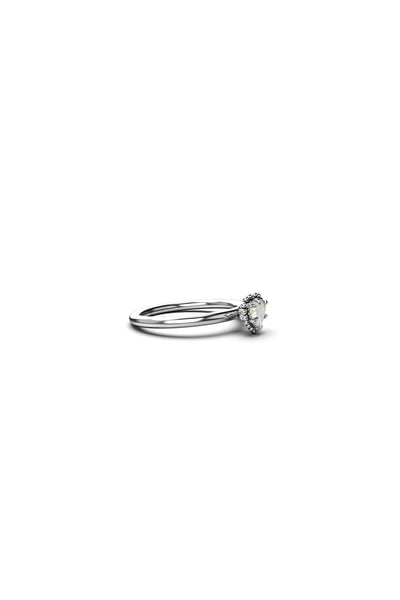 STOLEN - DAHLIA'S HEART RING - OPAL COMPOSITE
