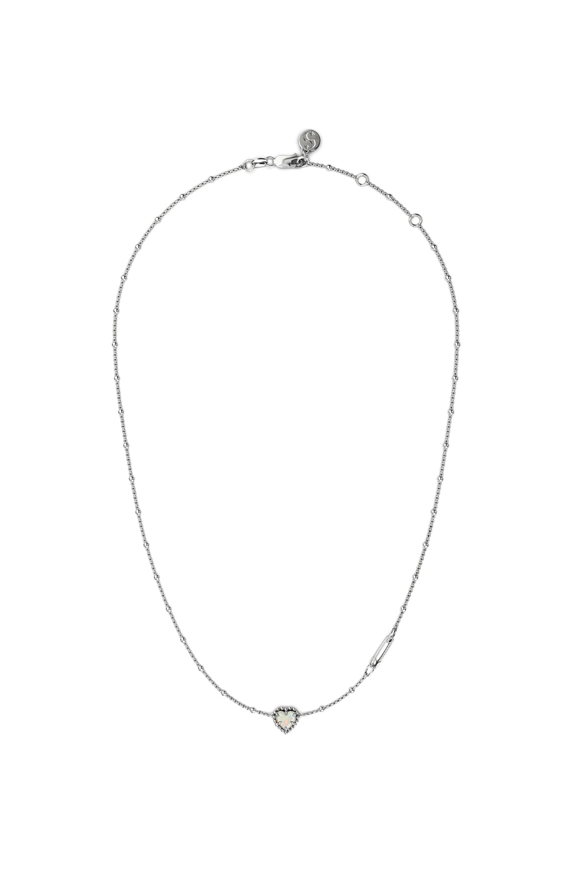 STOLEN - DAHLIA'S HEART NECKLACE - OPAL COMPOSITE