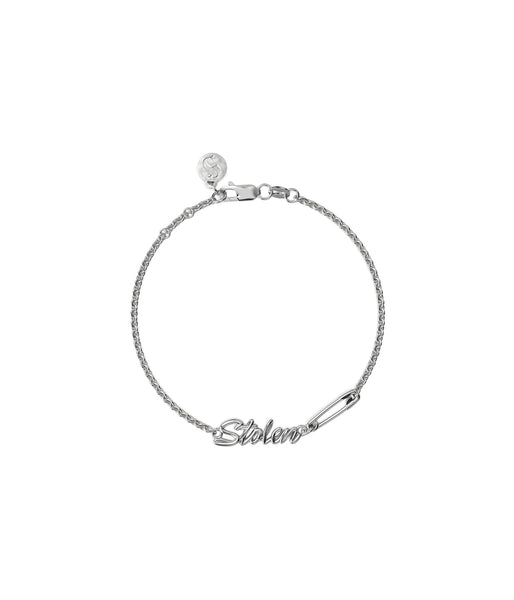 STOLEN - SENTIMENTAL SCRIPT BRACELET - STERLING SILVER