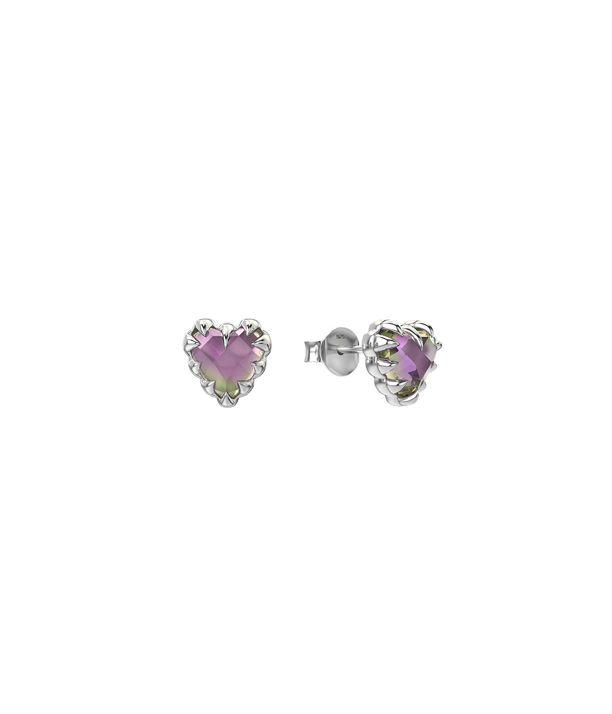 STOLEN - LOVE CLAW EARRINGS - MYSTIC QUARTZ