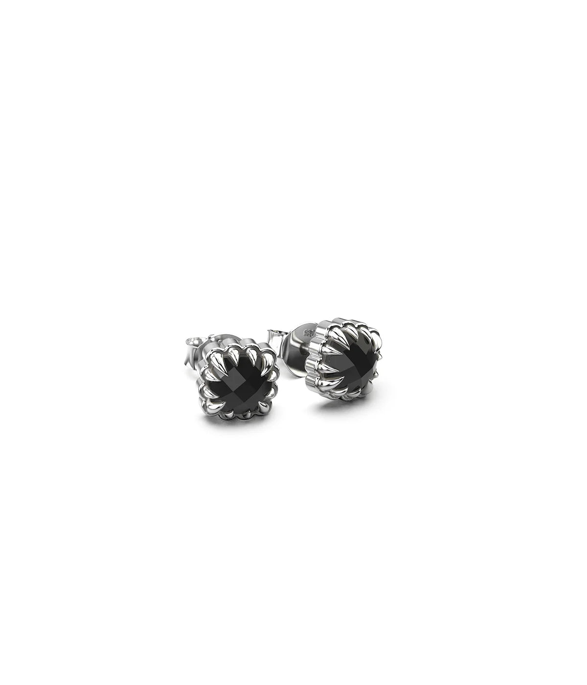 STOLEN - MINI CLAW STUD EARRINGS - ONYX