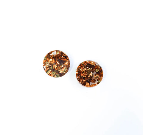 LOVER LOVER - ALLY STUD - COPPER GLITTER