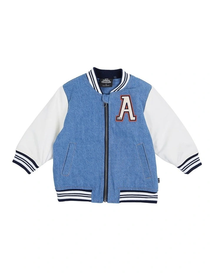 Animal Crackers - COLLEGE JACKET - DENIM