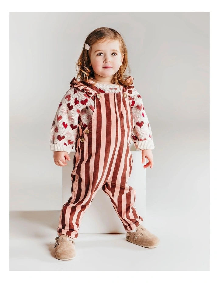 Animal Crackers - LANEWAY OVERALLS - STRIPE