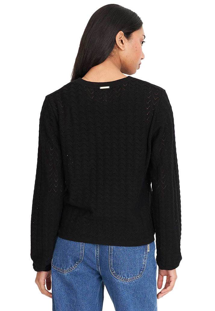 HUFFER ZIGGY CRUISE L/S TOP - BLACK