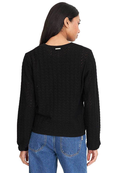 HUFFER ZIGGY CRUISE L/S TOP - BLACK