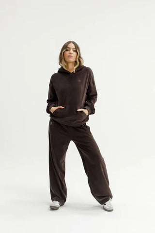 ROSE ROAD - NASH HOODIE - COCOA VELOUR