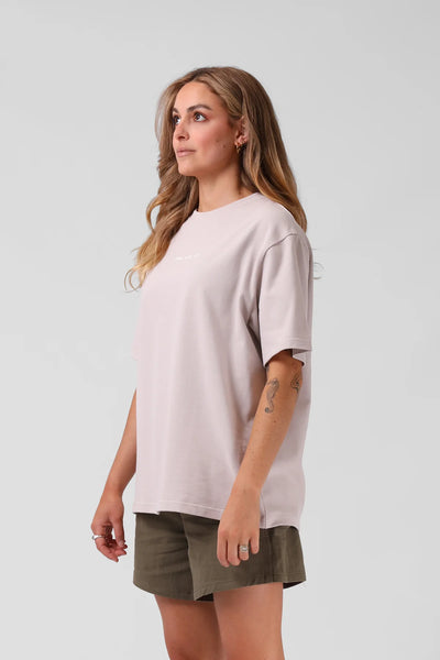 RPM - OS SANDED TEE - LIGHT DUSTY PINK