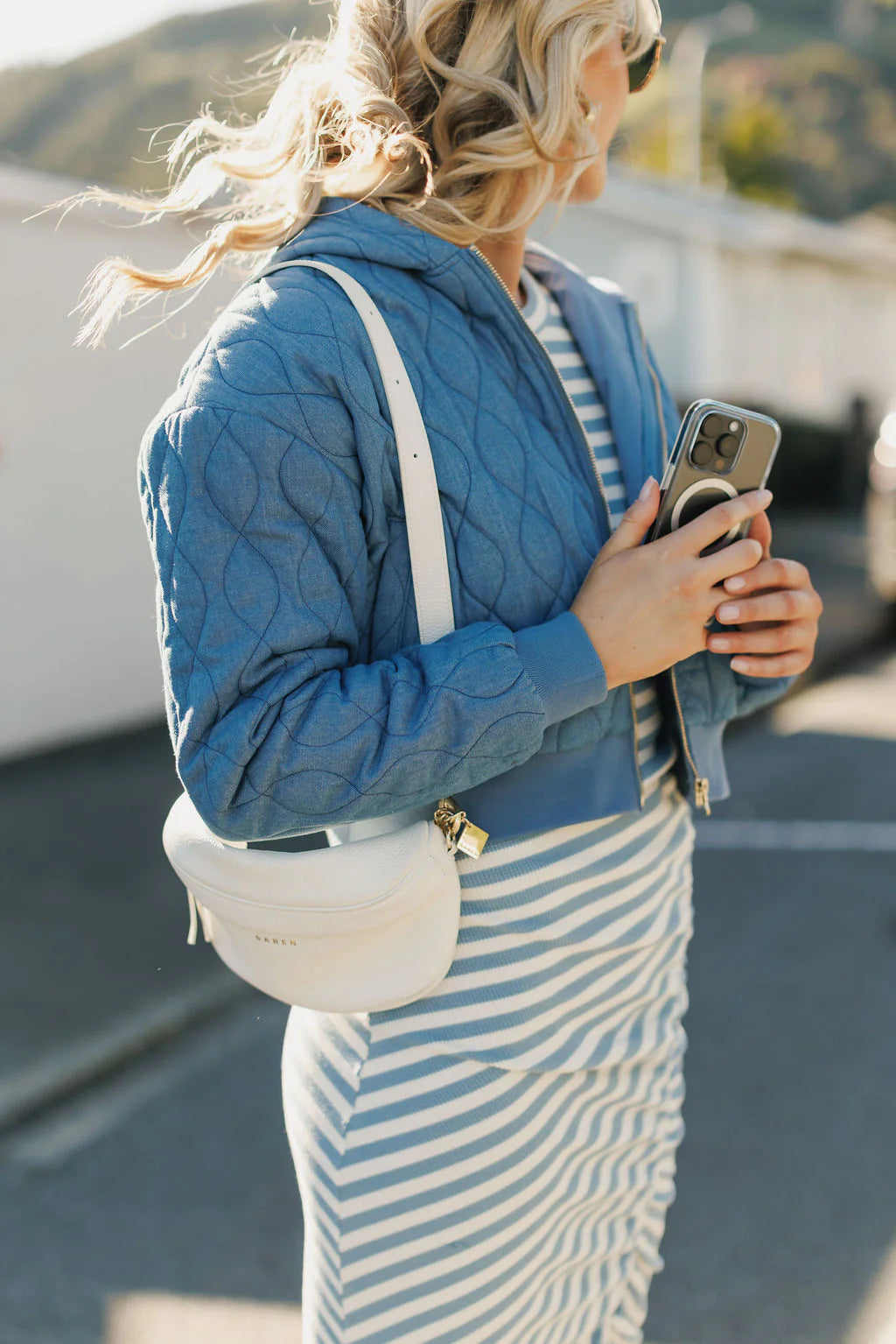 HOMELEE - EMILY JACKET - SAPPHIRE
