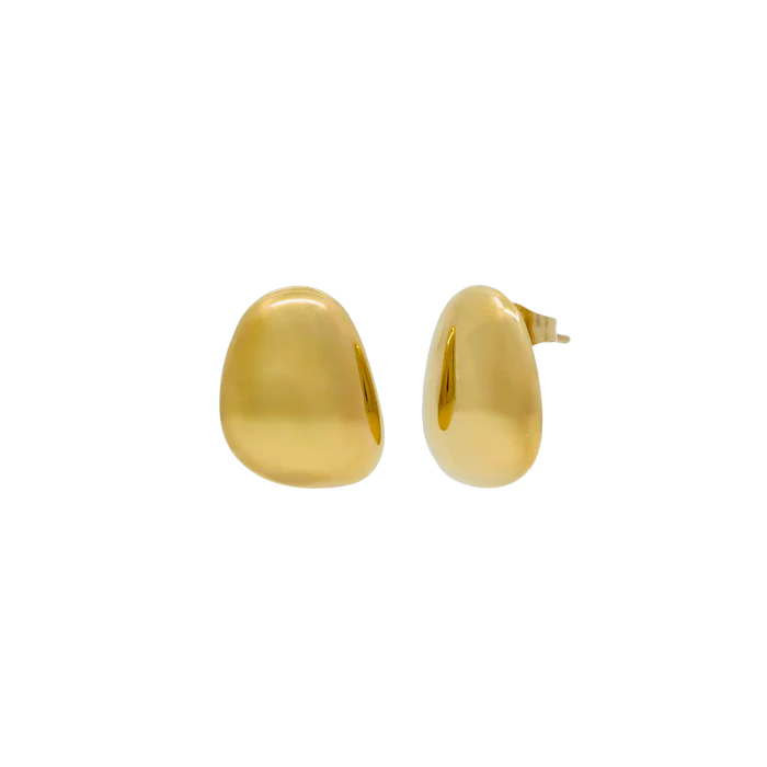 OTHER THINGS - PEBBLE EARRINGS - GOLD #24