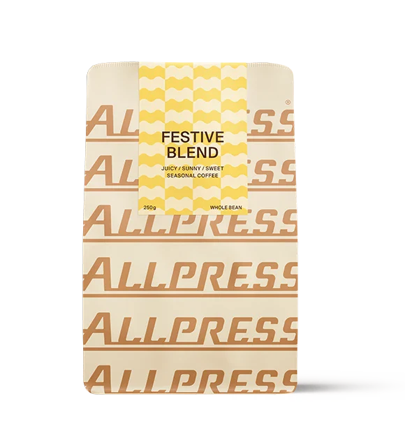 ALLPRESS FESTIVE BLEND  Coffee Whole Beans 250g