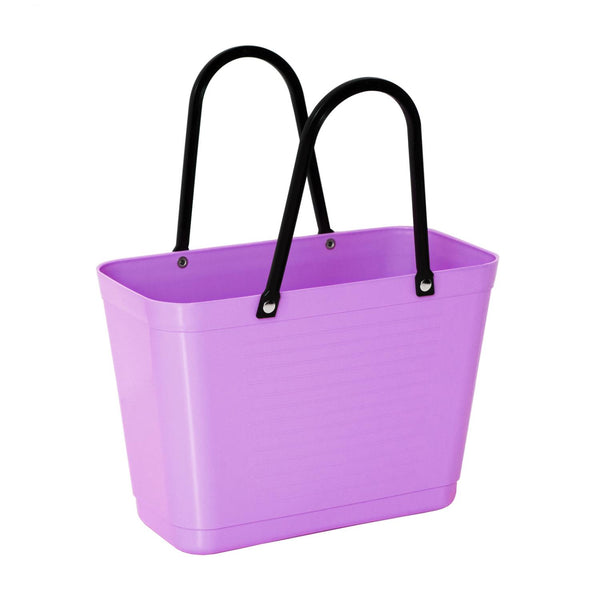 Small PURPLE Hinza Bag - Green Plastic