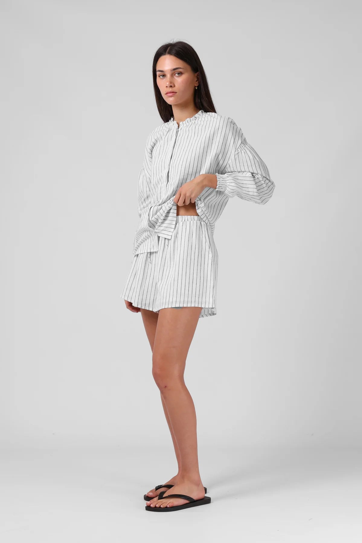 RPM - TILLY SHORT - WHITE STRIPE