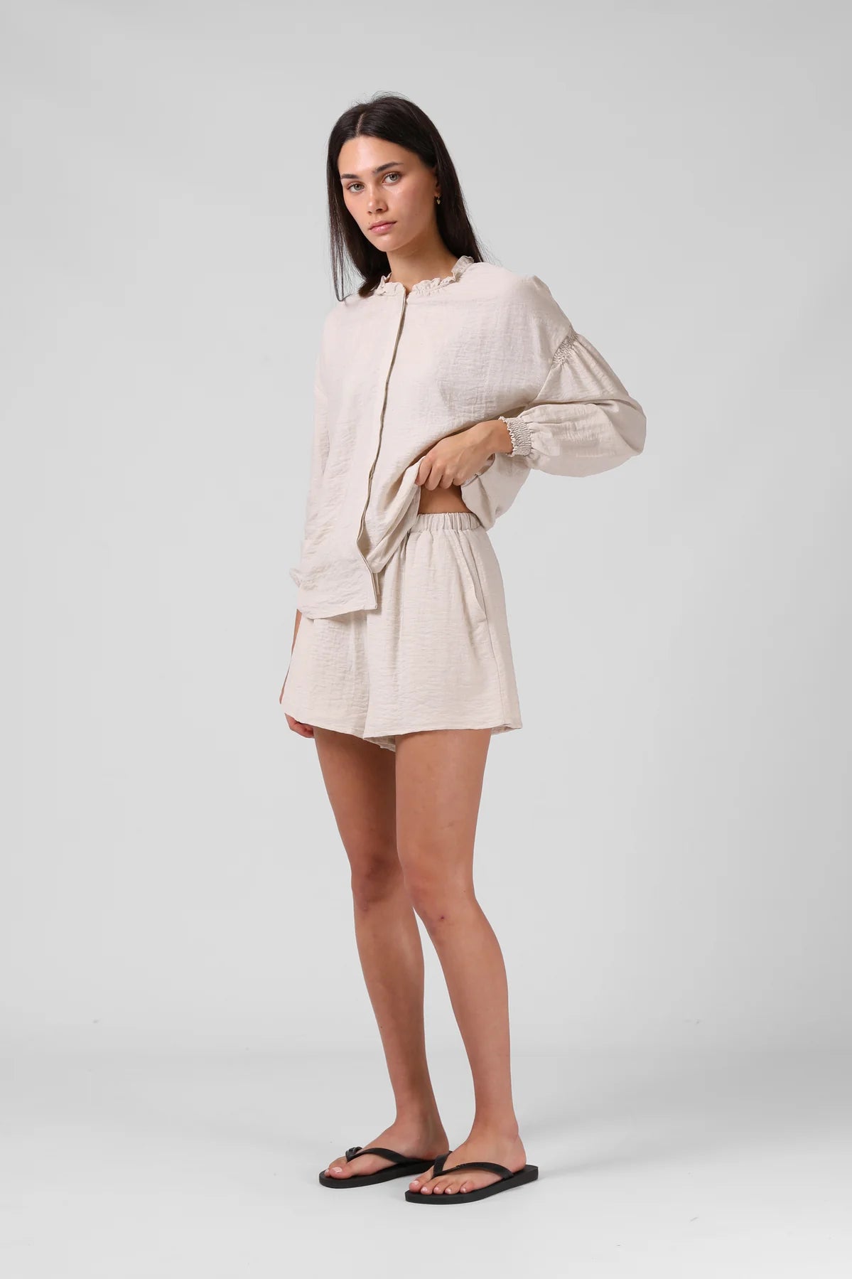 RPM - TILLY SHORT - OATMEAL