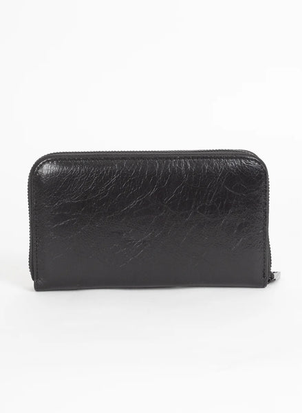 FEDERATION LEATHER MINKY WALLET - BLACK