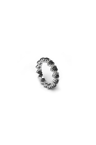 STOLEN -LOVE CLAW ETERNITY RING - ONYX