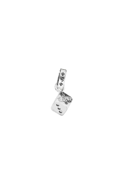 STOLEN  - LUCKY DICE CHARM - 100% STERLING SILVER