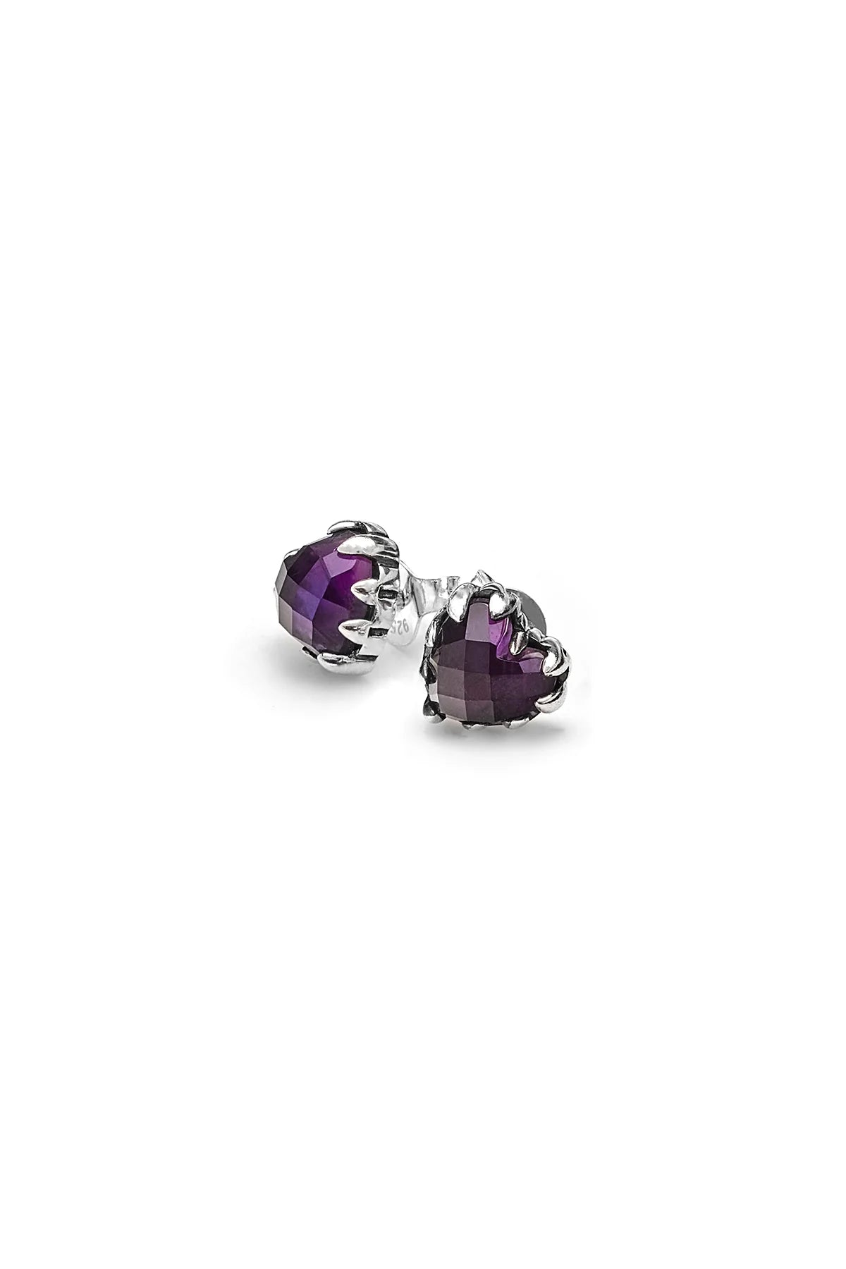 Stolen LOVE CLAW EARRINGS - AMETHYST