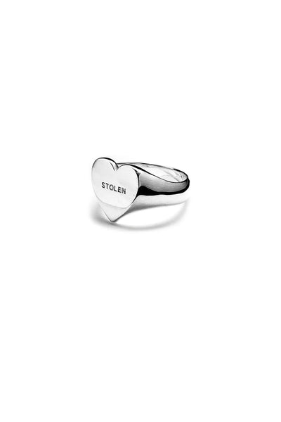 STOLEN - STOLEN HEART SIGNET RING