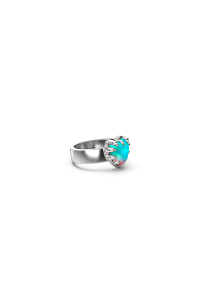STOLEN - LOVE CLAW RING - OPAL