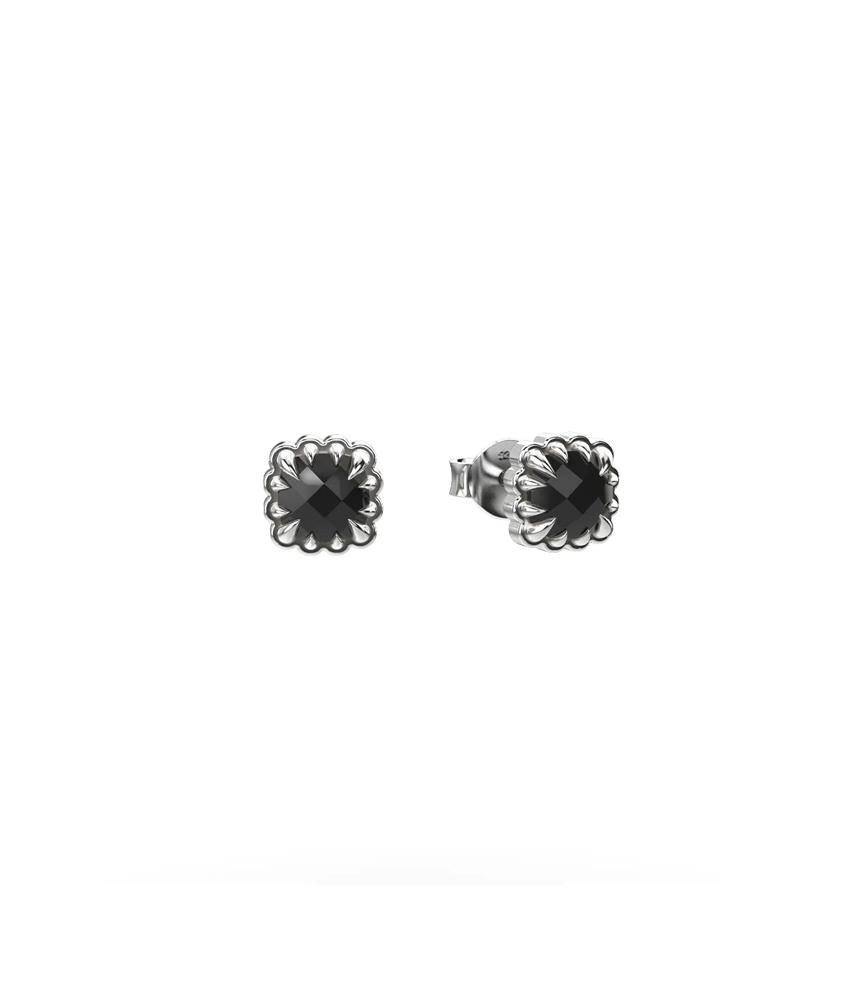 STOLEN - MINI CLAW STUD EARRINGS - ONYX