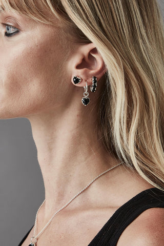 Stolen LOVE CLAW EARRINGS - ONYX