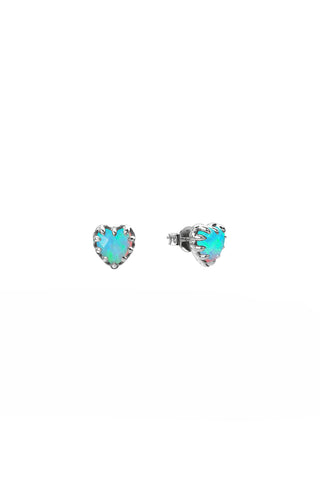 STOLEN - LOVE CLAW STUD  EARRINGS - OPAL